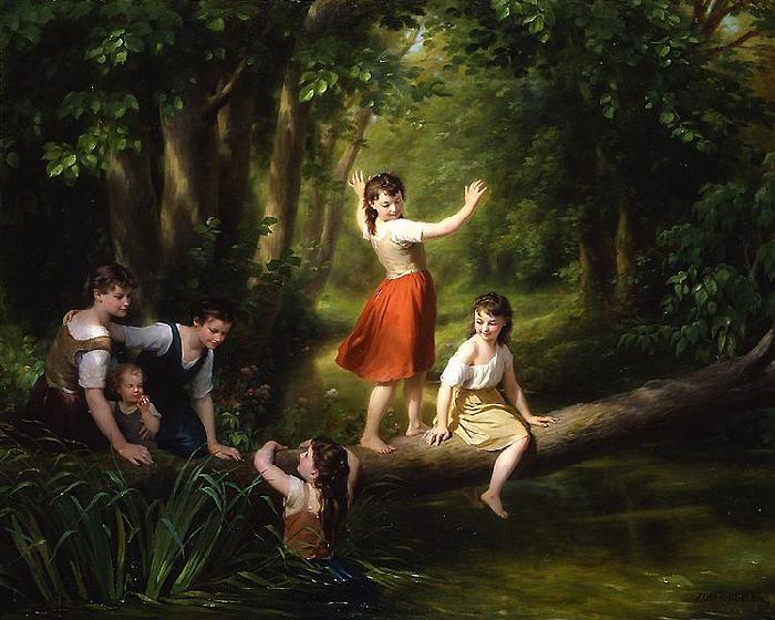 Fritz Zuber-Buhler Innocence oil painting image